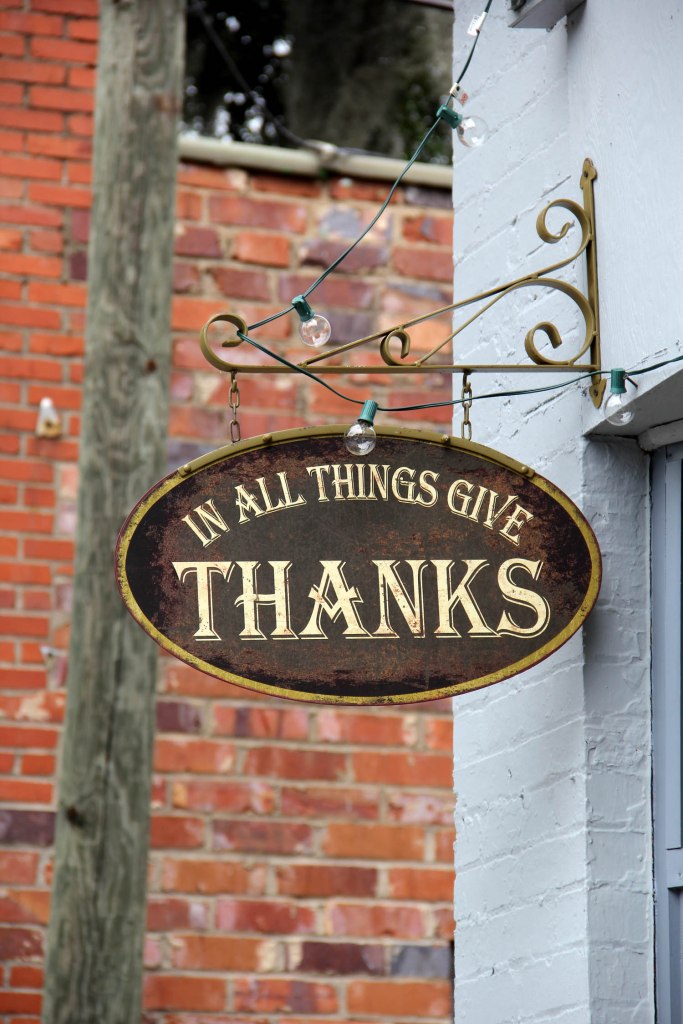 Give Thanks Sign