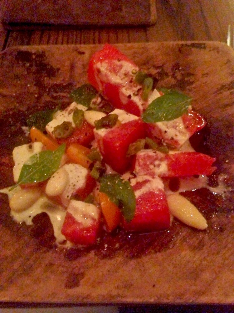 Watermelon and Tomato Salad